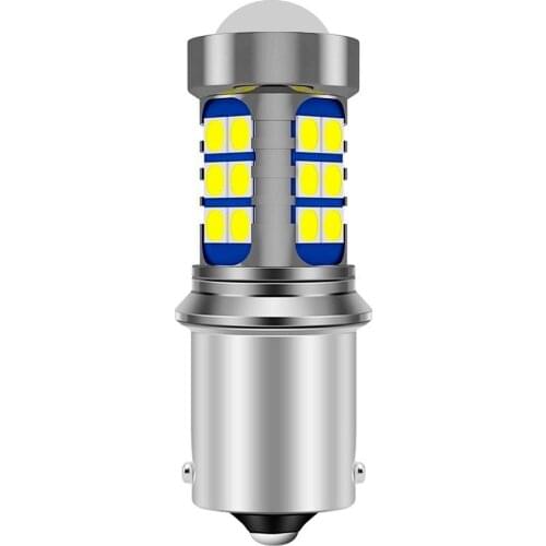 100Pcs 1156 BA15S 7506 P21W R5W R10W Super Bright 3030 LED Car Brake Bulbs Turn Signals Auto Reverse Lamp Daytime Running Lights