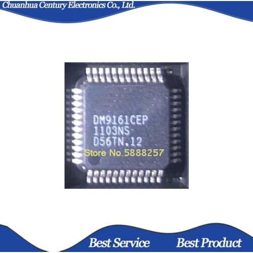5 Pcs/Lot DM9161CEP QFP48 New and Original In Stock
