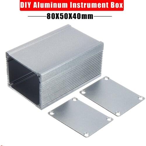 80x50x40MM Electronic Project Aluminum Instrument Box Circuit Board DIY Case Waterproof Instrument Case Storage