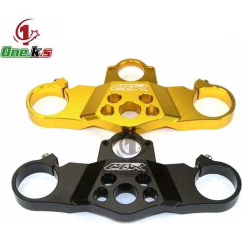 Aluminum Motorcycle Front Fork Lowering Triple Tree Front End Upper Top Clamp For HONDA CBR600RR 2005 2006