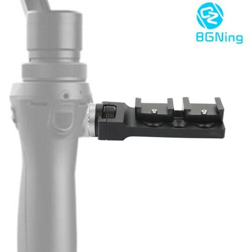 Aluminum Extender Straight Board with Metal Hot Shoe Mount Adapter for OSMO+ Plus Pro Camera Extension Arm Accessories