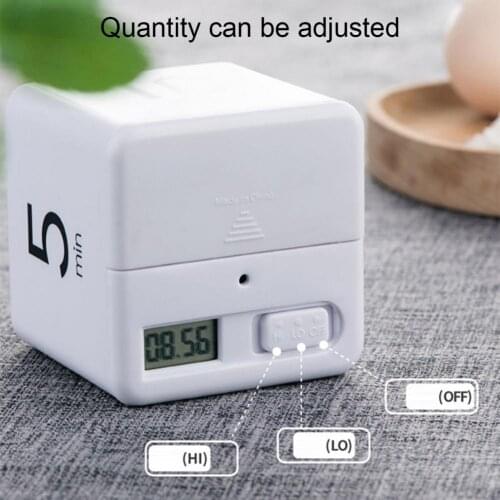 Alarm Clock Digital Display Time Management PP Countdown Homework Study Timer for Students Kids Simple Electronic Clock