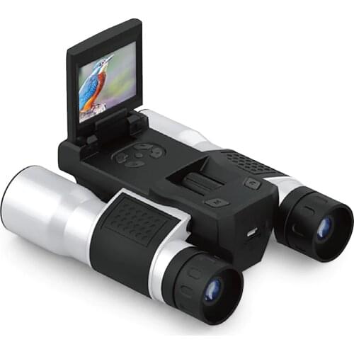 12x32 Digital Binoculars Camera Telescope 2 Inch Rotating LCD Display 5MP Video Photo Recorder for Bird Watching Game Concert