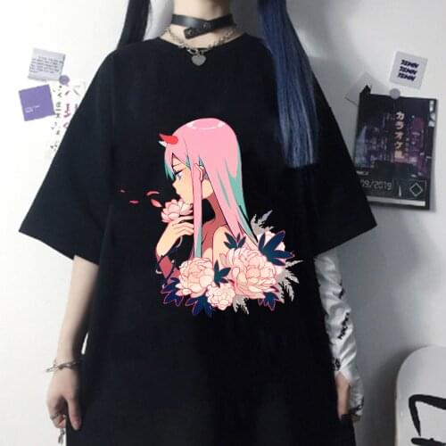 Darling in the Franxx T Shirts Men Women Short Sleeves Tees Tops