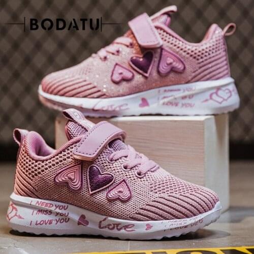 Childrens Shoes Cartoon Girls Casual Shoes Summer Light Mesh Soft-soled Sneakers Kids Fashion Tennis Running Sports Sneakers