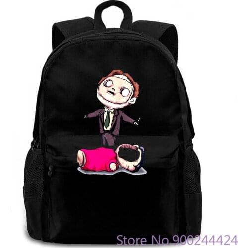Dwight Schrute First Aid Fail The Office TV Series Horror Full Cool Pride Unisex women men backpack laptop travel school