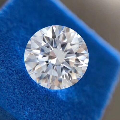 8.5mm D Color Moissanite 2.5ct VVS1 grade Loose moissanite Excellent Round Brilliant Cut Jewelry Making Stone DIY material