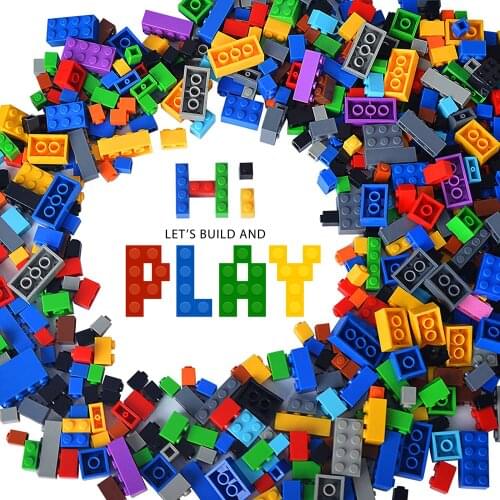 Classical Small Size Brick Colorful Bulk Bricks DIY Building Blocks Model Figure Creative Educational Toys For Children