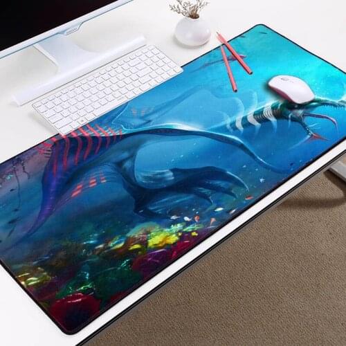Mairuige Freaky Styley Sea monster pattern Tabletop decoration mats game gaming mousepad large size creative rubber mouse mat