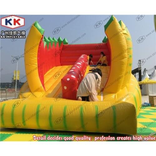 Music Festival flower inflatable slides jump slide inflatable slide for rent