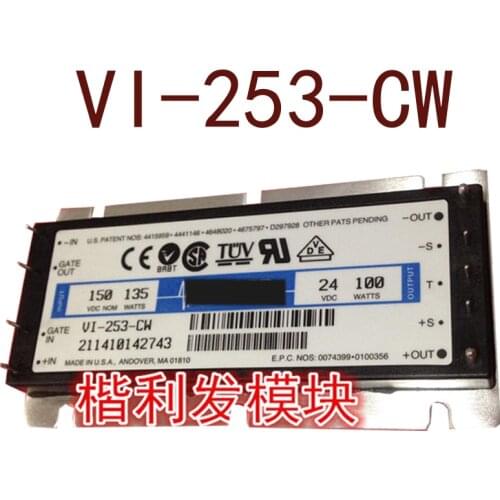 Original-- VI-253-CW VI-253-EW DCinput150V-output24V100W4.16A 1 year warranty ｛Warehouse spot photos