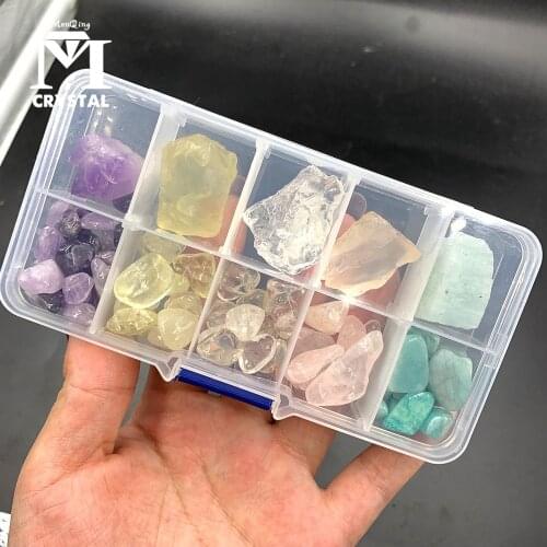 Natural gravel Stone Gemstone and crystal Quartz rough Rock Mineral specimen Healing Reiki home decor