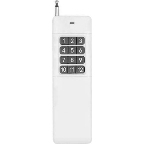 6/8/12 CH RF 433 MHz Transmitter 3000m Long Range Distance High Power 1CH Portable Remote Control Key Fob
