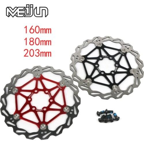 Disc Brake Rotor MTB Bicycle Floating Rotor Heat Dissipation 140/160mm Stainless Steel rotor 180/203mm Cycling Accessories