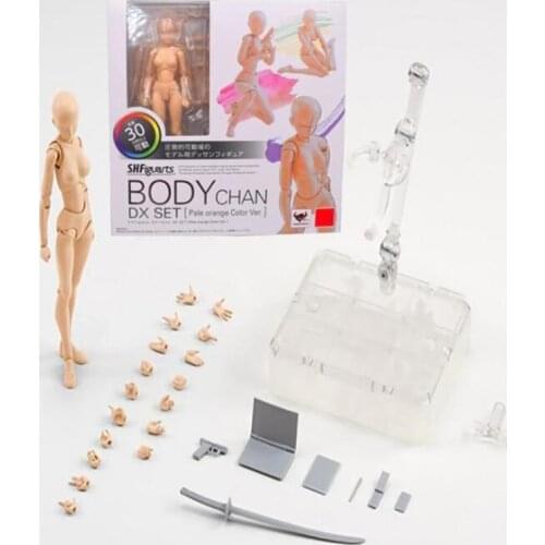 SHFiguarts BODY KUN BODY CHAN Modern Mannequins Action Figure Drawing Sketch Model With Stand For Camera Lines Stationery Set