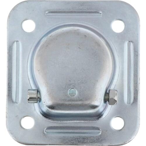 Weld-On D Ring Tie Down Anchors - Metal D Rings with Welding Clips for Trailers, Trucks