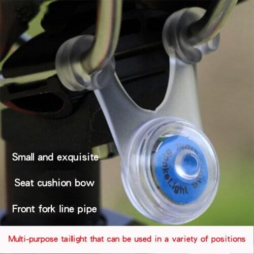 Bicycle Cushion Taillight Night Ride Bicycle Light Frog Warning Light Bike Heels Flash Small Hang Light Silicone Light