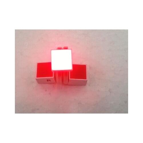 10 * 10mm LED indicator light-emitting block flat plane tube 2P