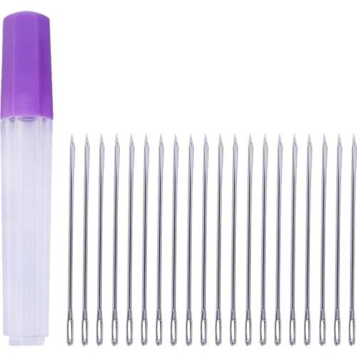 20PCS Leather Triangular Needles Leather Fur Special Stainless Steel Pin Stitch Needlework Sewing Supplies DIY Handmade Tools