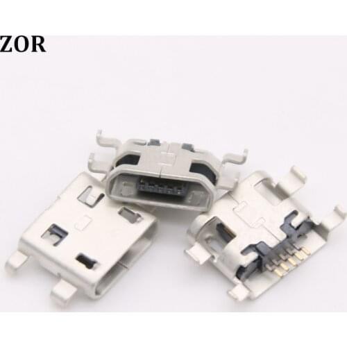 20pcs Micro mini USB jack socket Connector dock plug For ZTE N700 U830 A603 BA603 BA603N