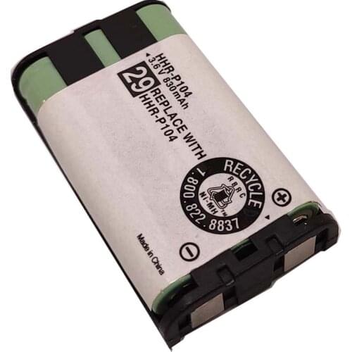 3.6V 830mah HHR-P104 Home Phone Battery For Panasonic HHR-P104A/1B HHRP104 Type 29 3*AAA NiMH Rechargeable KX-FG series