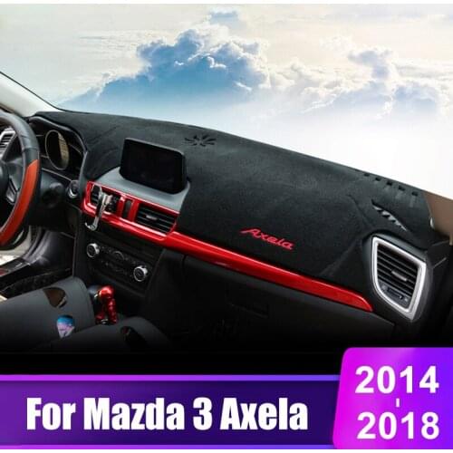 For Mazda 3 BM Axela 2014 2015 2016 2017 2018 Car Dashboard Cover Avoid Light Pad Instrument Platform Desk Carpets Accessories