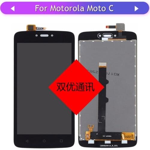 For Motorola Moto C LCD Display Touch Screen Assembly Touch Panel Glass Sensor Digitizer LCD Replacement