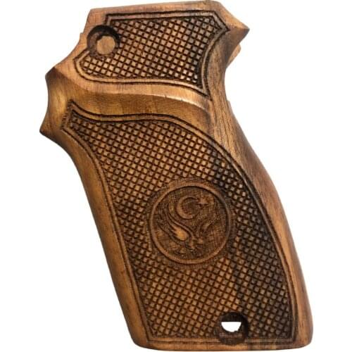 French Onlusu Unique the Moon the stars Eagle Pattern Laser Cut Wooden Grip Wood grips gun accessory av gun pistol grips 1