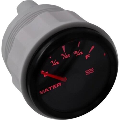 52mm (2") Boat Marine Water Level Gauge Meter 0-190ohm Indicator for motorcycle car 9-32v 8 color light