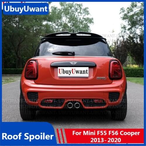 UBUYUWANT Rear Window Wing for 2013-2020 Mini F55 F56 Cooper Rear Wing Spoiler JCW Roof Spoiler Wing Tail Decoration for Car JCW