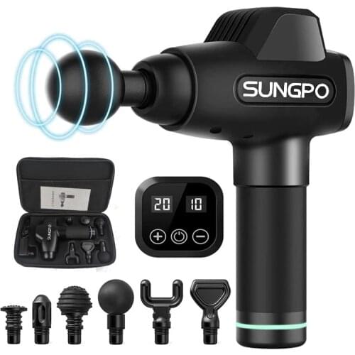 Amazon same machine Massage Gun Muscle Neck Back Massager Deep Tissue Percussion Shoulder Massager Super Quiet Brushless Motor