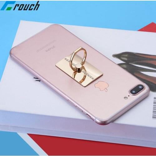 Metal Phone Bracket Holder 360 Degrees Finger Ring Kickstand For iPhone 7 6 6s Plus For Samsung Galaxy S8 S7 S6 Bling Diamond