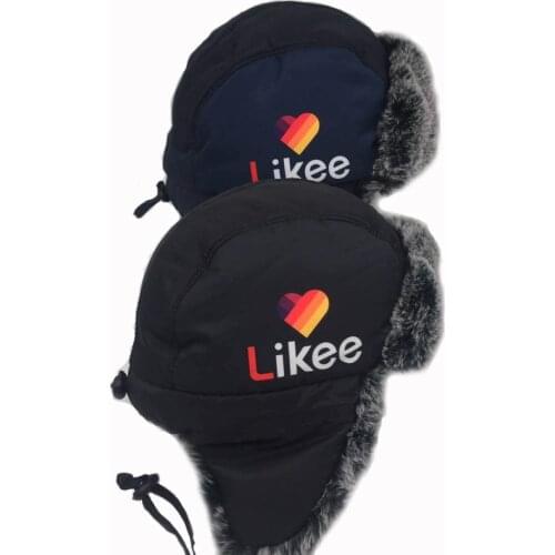 Childrens winter snow hat cartoon ski hat print furry boys girls elastic adjustable outdoor leisure warmth