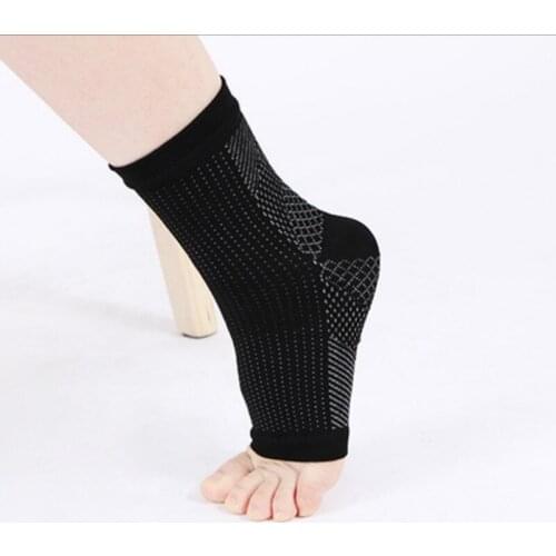 Foot angel anti fatigue compression foot sleeve Ankle Support Running Cycle Basketball Sports Socks Outdoor Men Ankle Brace Sock
