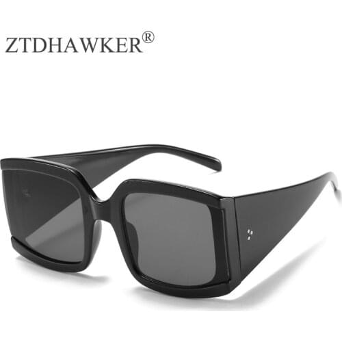 The New Square Big Frame Thick Leg Sunglasses Personality Men and Women Wild Glasses Fashion Eyeglasses