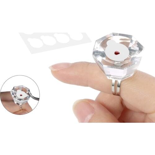 100Pcs/5Sheet 2.5cm Disposable Eyelash Extension Glue Pads Stand On Eyelash Glue Holder Pallet Patches Sticker Make Up Tool