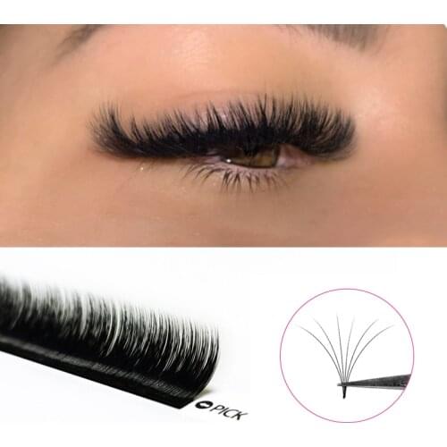 Easy Fan Volume Lashes Bloom Eyelash Extension One second Automatic flowering Blooming Fans Lashes