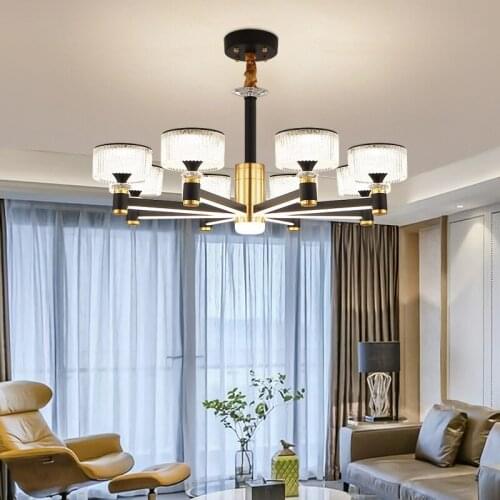 Modern Dimmable Led Chandelier Lighting Living Room Decor Led Chandeliers Lamp Indoor Suspended Luminaire Hanging Light Fixtures