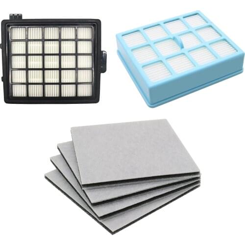 High Quality 2pcs Hepa Filter & 4pcs Motor Cotton Filter For Philips FC8134 FC8135 FC8136 FC8142 FC8146 FC8148 FC8140 FC8144