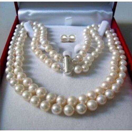 WKQWYH Pearl Necklaces For Women