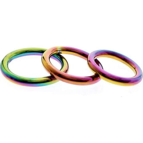 Delay Ejaculation Penis Rings Cock Ring Penis Sleeve Penis Trainer Stainless Steel Sex Time Lasting BDSM Fetish Sex Toys for Men