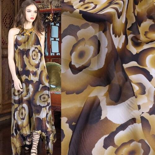 1 meter Sewing Fabric Silk Georgette Thin Hanfu Dress Silk Scarf