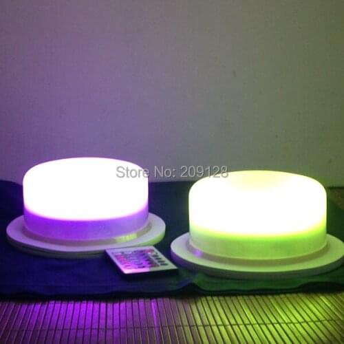 175mm led rgb under table lighting for weddings