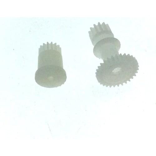 2pcs plastic white gear for panasonic audio recorder cassette deck Audio player for Technics