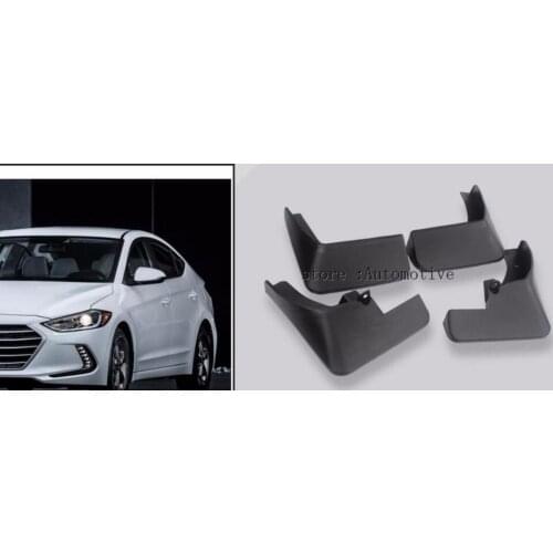 4pcs For Hyundai Elantra 2017 2018 2019 car Mud Flaps Splash Guards Mud Fenders Mudguards
