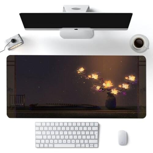 Antique Mouse Pad Game Player Big Lock Edge Soft Chinese Style Game Mouse Pad Antiskid Rubber Computer Desk Pad Mouse Pad