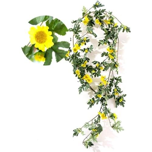 Artificial Garland Silk Flower Garland Greenery Garland Vines Wedding Arch Decoration Hanging Flower Garland Decor