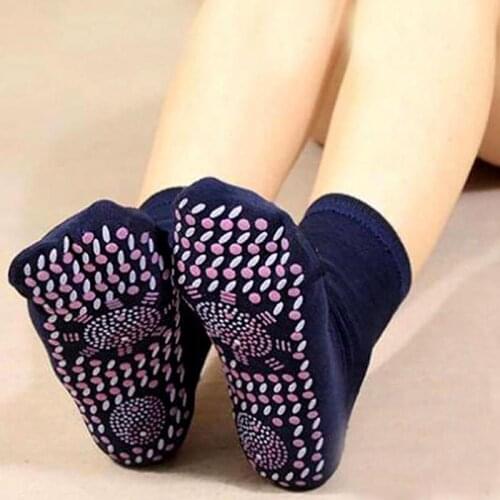 New Tourmaline Self-Heating Magnetic Socks Self-Heating Socks Tourmaline Magnetic Therapy Comfortable Winter Warm Massage Socks