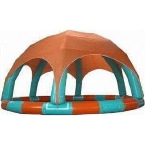 Inflatable swimming pool with Roof Cover