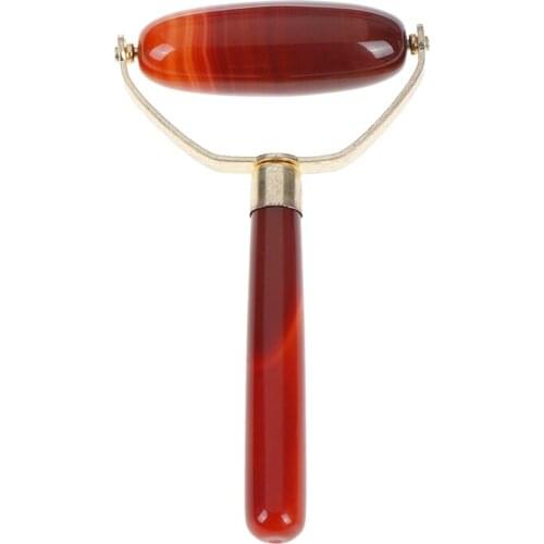 Jade Roller face Massage Face Lift Hands Body Skin Relaxation Slimming Beauty Health Care 1pc Portable Massage Roller